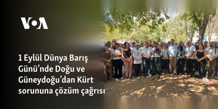 1 Eylül Dünya Barış Günü’nde Doğu ve Güneydoğu’dan Kürt sorununa çözüm çağrısı