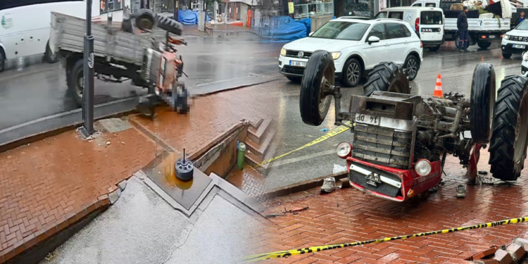 Devrilen Traktörün Sürücüsü Hayatını Kaybetti