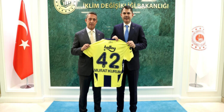 Fenerbahçe Başkanı Ali Koç'tan Bakan Kurum'a Ziyaret