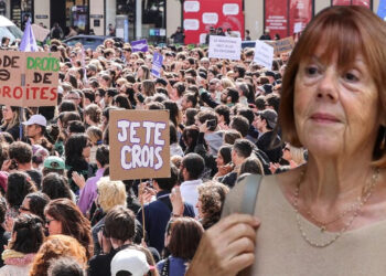 Fransa'da Binlerce Kişi Sokaklara Döküldü! 'Gisèle'in Yanındayız, Utanç Taraf Değiştirmeli'