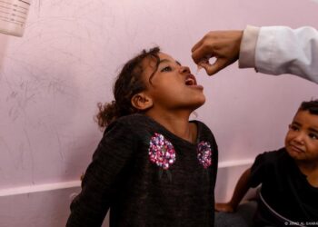 Gazze'de 86 bin çocuk felci aşısı yapıldı