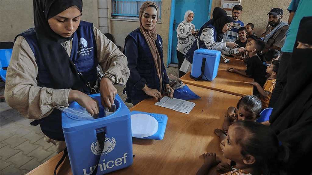 Gazze'de Çocukların Büyük Bölümü Çocuk Felci Aşısı Oldu