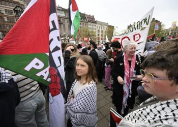Greta Thunberg, Danimarka’da Filistin yanlısı protestoda gözaltına alındı