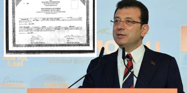 İmamoğlu’nun diploması sahte mi; İBB belgeleriyle cevap verdi