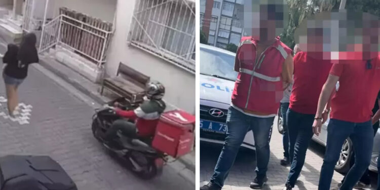 İzmir’de üç saat arayla 2 kadını taciz eden motokurye yakalandı