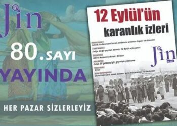 Jin dergi '12 Eylül'ün karanlık izleri' kapağıyla çıktı