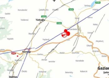 Kahramanmaraş'ta bugün yaşanan 5 büyüklüğündeki depremde, Narlı Fayı'nın güney bölümü kırıldı