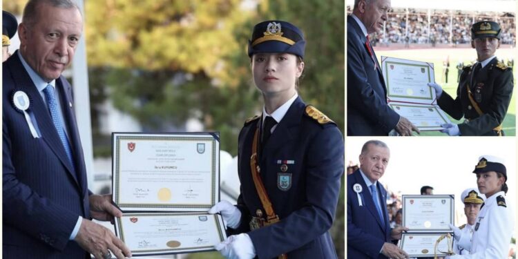 Kara, Hava ve Deniz Harp okullarını kız öğrenciler birincilikle bitirdi