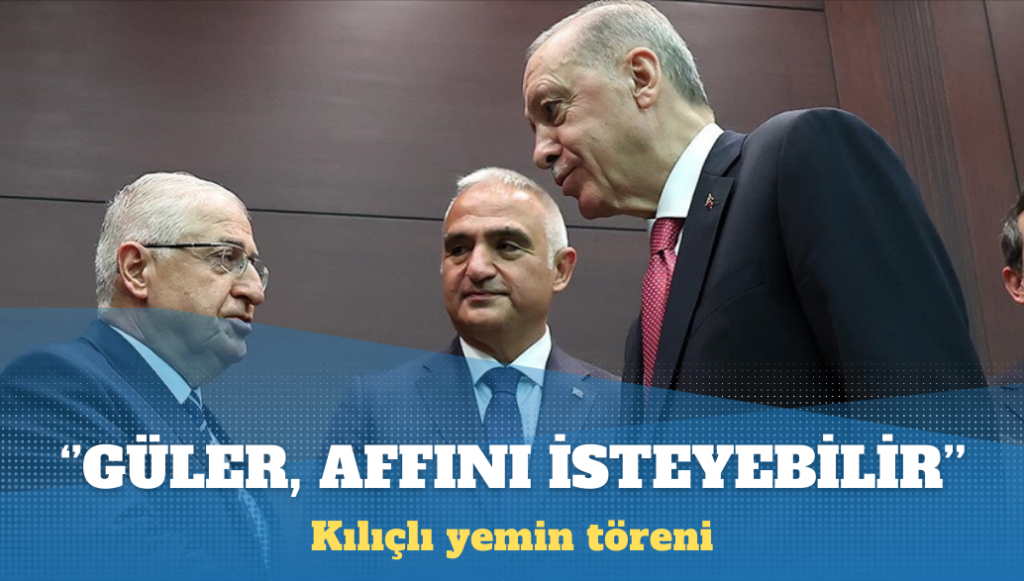 Kılıçlı yemin töreni: Yaşar Güler görevden affını isteyebilir