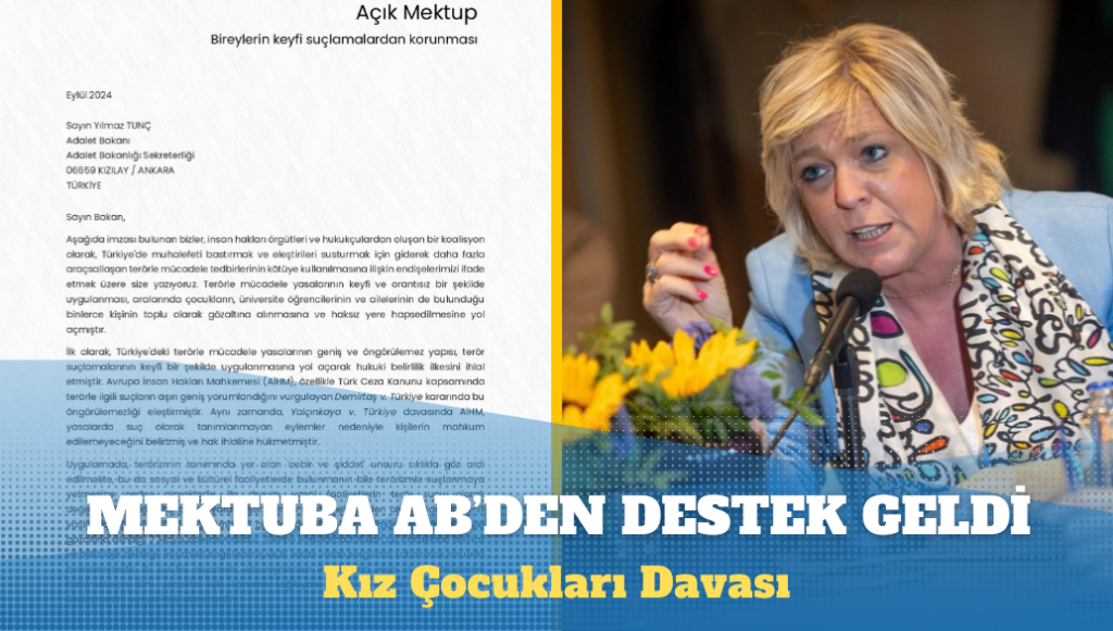 Kız Çocukları Davası: Adalet Bakanı Yılmaz Tunç’a yazılan açık mektuba AB’den destek geldi