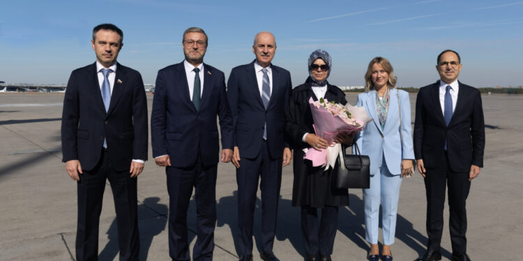 Meclis Başkanı Kurtulmuş Rusya'ta