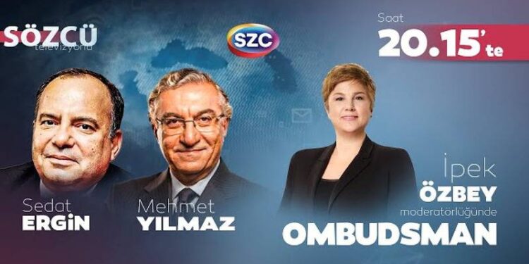 Mehmet Y. Yılmaz ve Sedat Ergin, pazartesi akşamları Sözcü TV’de!