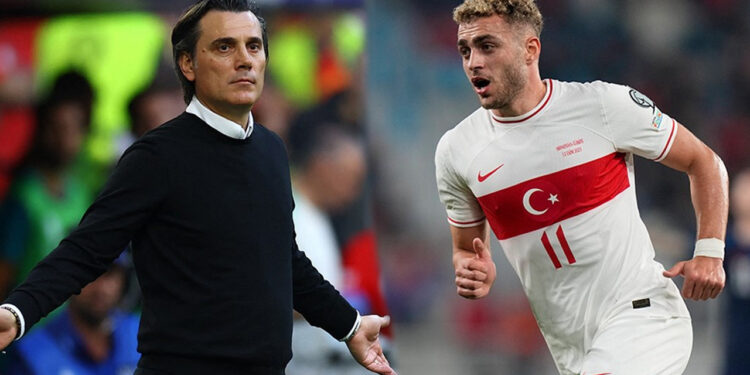 Montella'dan Dikkat Çeken Açıklama: Barış Kırmızı Kart Gördükten Sonra Takımı Daha Çok Beğendim!