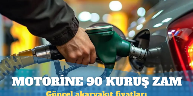 Motorine 90 kuruş zam: Güncel akaryakıt fiyatları