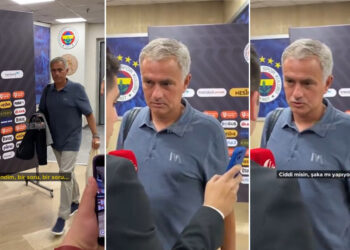 Mourinho, İngilizce konuşamayan Beyaz TV muhabirini tersledi: ”Ciddi misin, şaka mı yapıyorsun?”