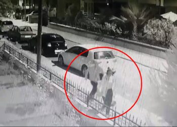 Saldırgan gözaltına alındı, olay anı kamerada