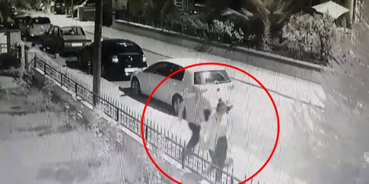 Saldırgan gözaltına alındı, olay anı kamerada