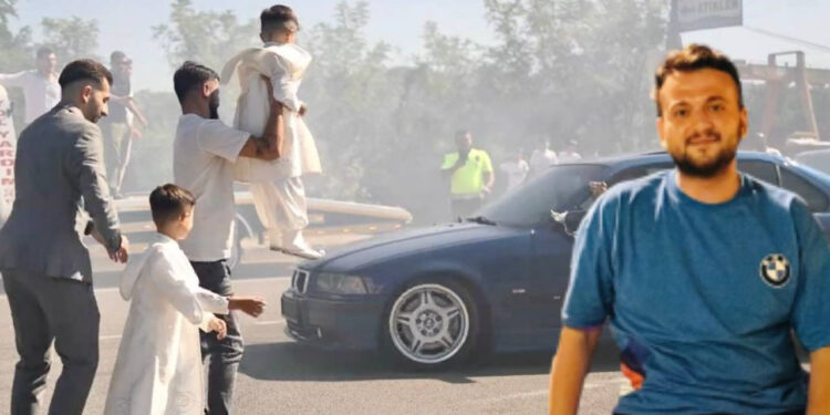 Sünnet Düğünü Konvoyunda Yolu Kapatıp Drift Atan Sürücüye Ceza Yağdı