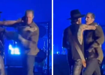 Ünlü Rock Grubunun Konserinde Kavga! Solist, Gitaristi Yumrukladı