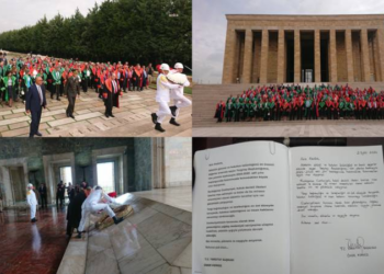 Yargıtay üyeleri adli yılın açılışı dolayısıyla Anıtkabir'i ziyaret etti