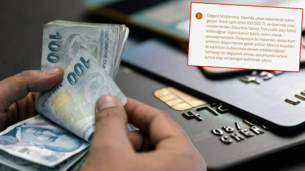 100 Bin TL'lik Kredi Kartı Olanlar Dikkat! Vatandaş Akın Etti, Bankalar Uyarı Mesajı Göndermeye Başladı