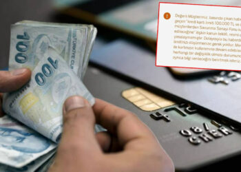 100 Bin TL'lik Kredi Kartı Olanlar Dikkat! Vatandaş Akın Etti, Bankalar Uyarı Mesajı Göndermeye Başladı