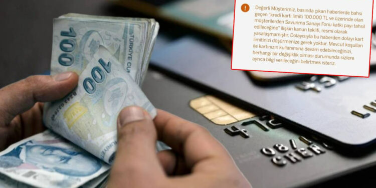 100 Bin TL'lik Kredi Kartı Olanlar Dikkat! Vatandaş Akın Etti, Bankalar Uyarı Mesajı Göndermeye Başladı