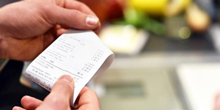 Fiş almayana 5 bin lira ceza