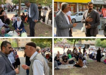 Deprem sonrası Amed’de eşbaşkanlar sahaya indi