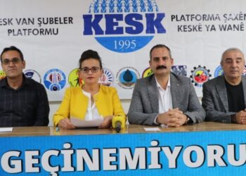 KESK miting çalışmalarının startını Wan’da verdi