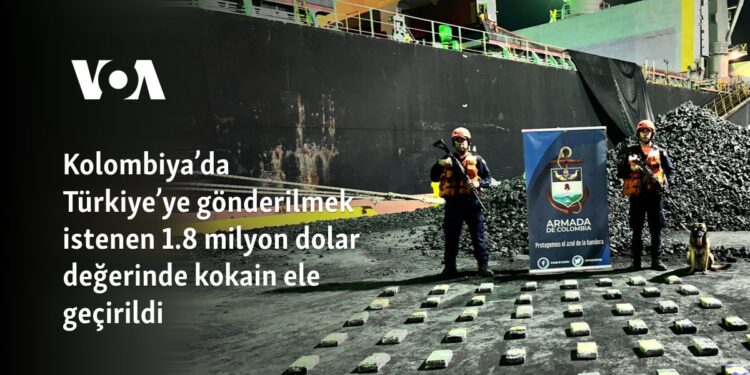 Kolombiya’da Türkiye’ye gönderilmek istenen 1.8 milyon dolar değerinde kokain ele geçirildi