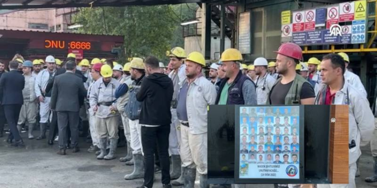 Amasra Maden Faciası'nda yaşamını yitiren 43 işçi için anma töreni düzenlendi