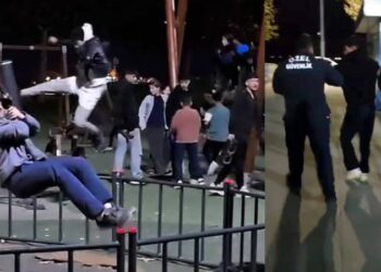 Avcılar'da çocuk parkında oyuncaklara zarar verip görevlilere saldıran 3 kişi yakalandı