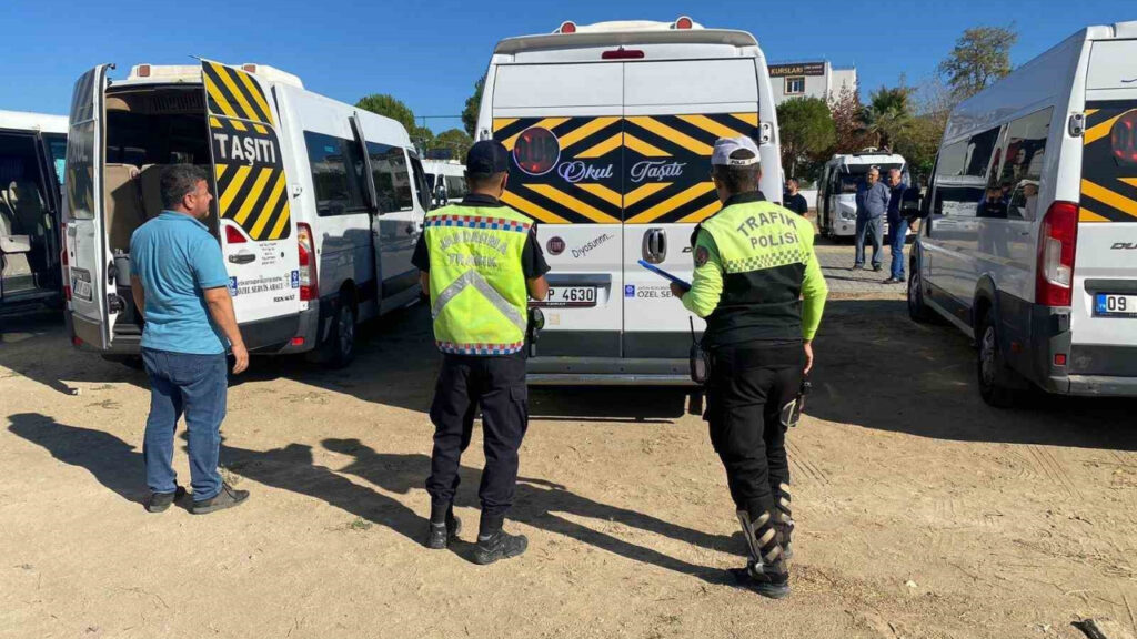 Aydın'da Okul Servisleri denetlendi