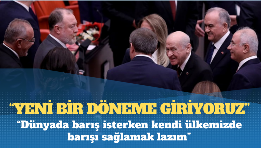 Bahçeli’den DEM Parti’lilerle tokalaşma çıkışı: Yeni bir döneme giriyoruz