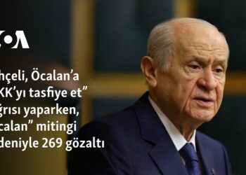 Bahçeli, Öcalan’a “PKK’yı tasfiye et” çağrısı yaparken, “Öcalan” mitingi nedeniyle 269 gözaltı