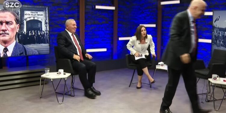 Canlı yayında ‘Özgür Özel’ gerilimi: Özdağ yayını terk etti