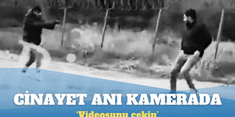 Cinayet anı kamerada: Videosunu çekin