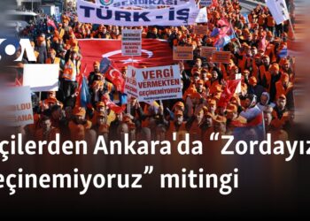 İşçilerden Ankara’da “Zordayız, geçinemiyoruz” mitingi