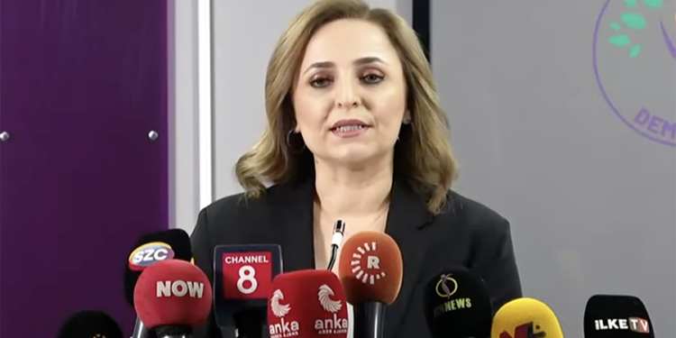 DEM Parti Sözcüsü Ayşegül Doğan: “Hakkari’den Esenyurt’a aynı kurguyla karşı karşıyayız”
