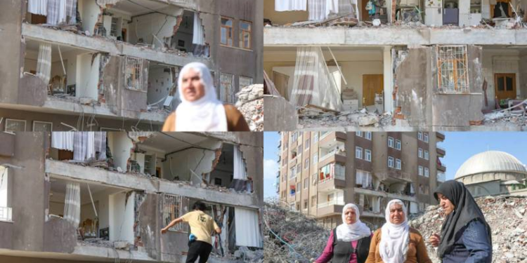 Diyarbakır'da yıkım skandalı; sağlam apartman hasar gördü, aileler mağdur oldu!