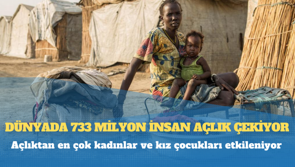 Dünyada 733 milyon insan açlık çekiyor