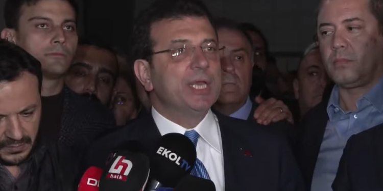 Ekrem İmamoğlu, Çağlayan Adliyesi’nde: “Hangi filmin fragmanını izlettiğinizi görüyoruz!”
