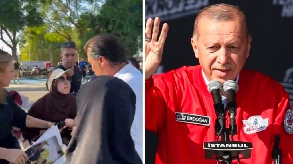 Erdoğan'ı TEKNOFEST'te "İsrail'le ticaret Filistin'e ihanet" sloganıyla protesto eden eylemciler serbest