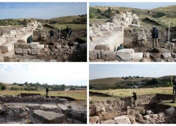 Eski Ahlat Şehri Kalesi'ndeki kazılarda su sarnıcı ortaya çıkarıldı
