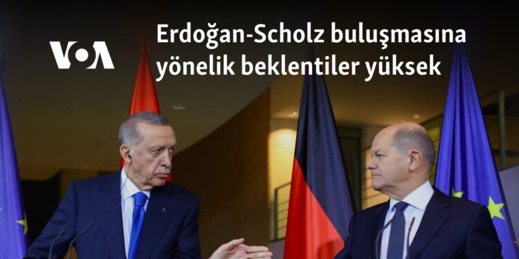 Erdoğan-Scholz buluşmasına yönelik beklentiler yüksek