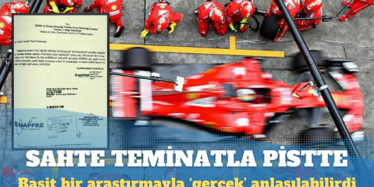 Formula 1 pisti ihalesini kazanan şirket sahte teminat mektubu verdi