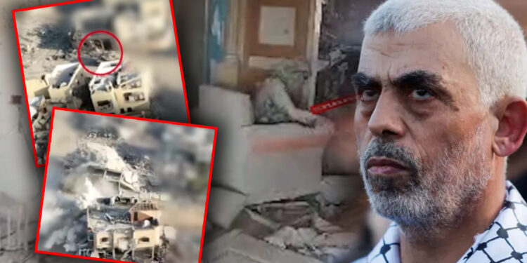 İsrail O Görüntüyü Paylaştı! İşte Hamas Lideri Yahya Sinvar'ın Öldürüldüğü Anlar