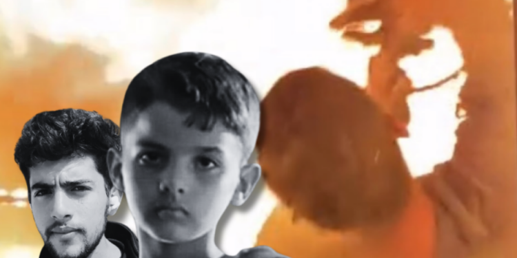 İsrail’in çadır saldırısında yanarak can veren Şaban Ahmed’in 10 yaşındaki kardeşi Abdurrahman da kurtarılamadı