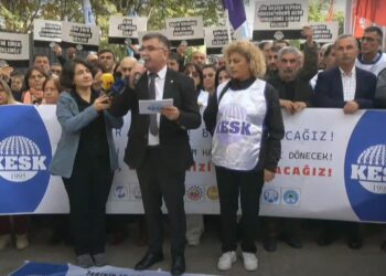 KESK’ten KHK eylemi: 2 bin 521 kişi görevine hâlâ iade edilmedi